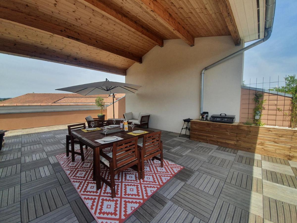 Terrasse 130M2 Panoramique Avec Climatisation Piscine - 3 Chambres Gréoux-les-Bains Exterior foto